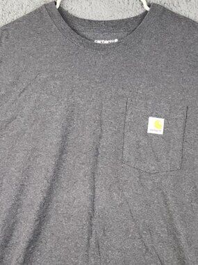 Carhartt Short Sleeve Loose Fit Workwear Size Large Original Pocket T-Shirt K87